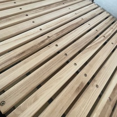 ニトリ すのこ折りたたみ　ベッド の画像