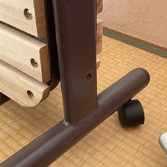 ニトリ すのこ折りたたみ　ベッド の画像