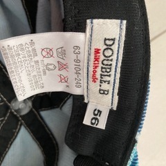 ダブルB   帽子　56サイズの画像