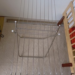 【手渡し希望】折りたたみステンレス物干しの画像