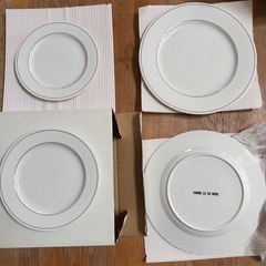 コムサ　コーヒーカップ、お皿セットの画像