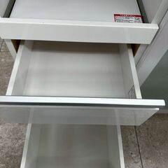 ★リユースのサカイ高崎店★TJ13825 (株)ニトリ 食器棚 白 H101×D50.5×W119.5 クリーニング済みの画像