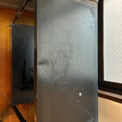 60cm水槽用2段スチール棚黒の画像