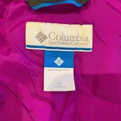 子供用スキーウェア　Columbia 3T 100cm相当
の画像
