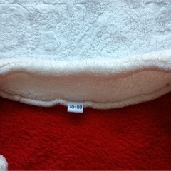 サンタ　クリスマス　ベビー服70-80サイズの画像