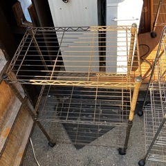 ミニ スチールラック ワゴンタイプ キャスター付き　各500円の画像