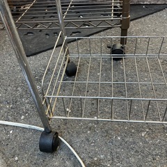 ミニ スチールラック ワゴンタイプ キャスター付き　各500円の画像