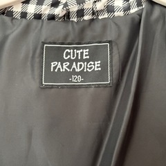 キッズチェック柄アウター120
の画像