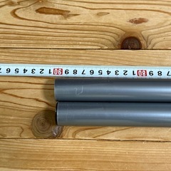 エブリイのリヤゲート内で使っていたイレクターパイプの画像