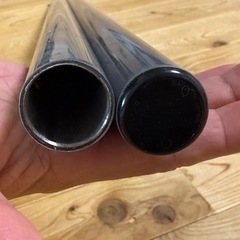 エブリイのリヤゲート内で使っていたイレクターパイプの画像