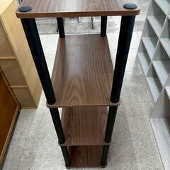 ★リユースのサカイ高崎店★TJ13827  棚 茶 H110.5×D30×W55 クリーニング済みの画像
