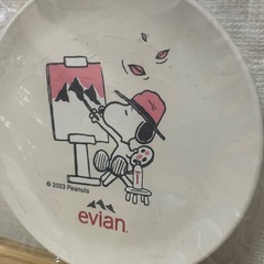 スヌーピー　エピアン　エコプレート　新品 の画像