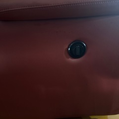 電動リクライニングソファ　本革　一人掛けの画像