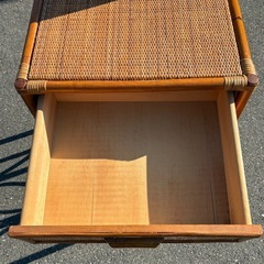 ラタン鏡台の画像