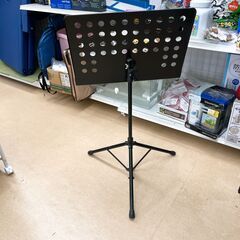 【ドリーム池田店♪ジモティ割対象品】譜面台　ブラック【99680000040083】の画像