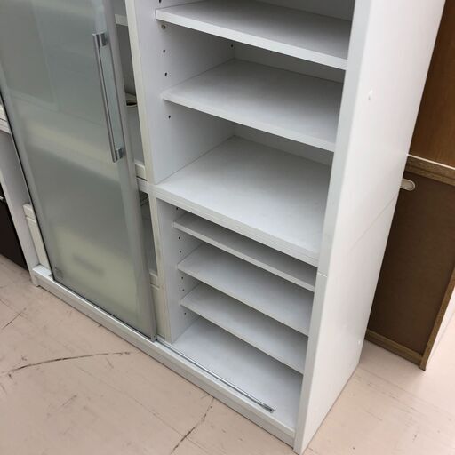 ジャングルジャングル和歌山店】【Wa3535】食器棚 ホワイト 中古家具 リユースショップ リサイクルショップ ライト 和歌山市 岩出