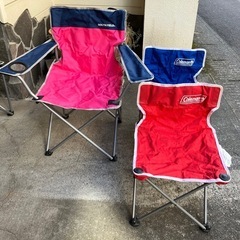 アウトドアチェア大中小7脚（SOUTH FIELD、Coleman）の画像