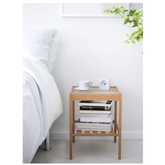 【タダでお譲りします】サイドテーブル IKEA NESNA ネスナの画像