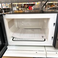 【ドリーム池田店♪ジモティ割対象品】ツインバード　センサー付きフラット電子レンジ　DR-E273　2023年製【99680000040049】の画像