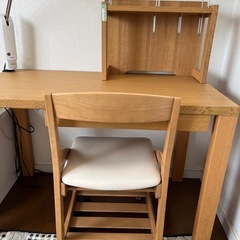 カリモク　学習机➕椅子セットの画像