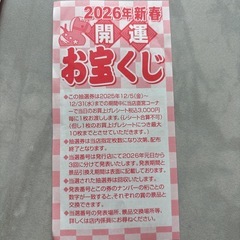 【3回チャンス】ドンキ2026年新春開運お宝くじ 14枚セット　豊橋店の画像