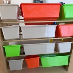 棚　おもちゃ入れ　子供用の画像