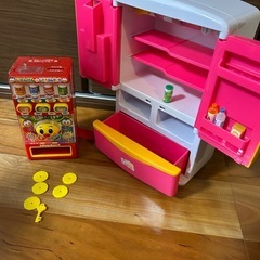 自動販売機　冷蔵庫　玩具　おままごと　遊び　おもちゃの画像