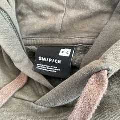 アンダーマーマー　スウェット プルオーバー パーカー S-Mサイズ メンズ カーキ フード付きの画像