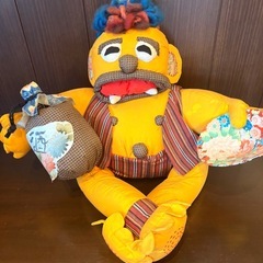 【1点もの】厄除け　魔除け　引っ越し祝い　出産祝い　ハンドメイド　人形　鬼　の画像