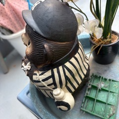 阪神タイガース 信楽焼 たぬき 置き物の画像