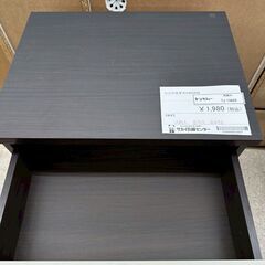 ★リユースのサカイ高崎店★TJ13829  レンジ台 ダークブラウン H84.5×D35.5×W47 クリーニング済みの画像