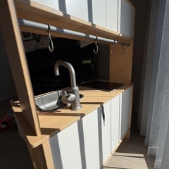 IKEA ミニキッチン　ホワイト(DUKTIG 29874534)の画像