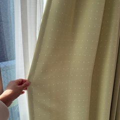 カーテン KEYUCA 薄グリーン 
の画像