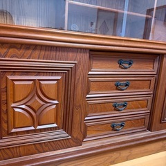 【値下げ】ビンテージ家具　古家具　骨董　木製サイドボードの画像