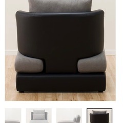 ニトリ/カウチソファ 布張りタイプ (ポーション2KD GY)の画像