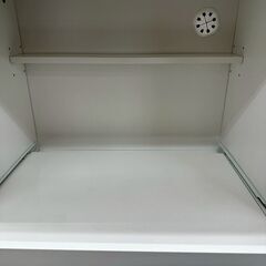 ★リユースのサカイ高崎店★TJ13830  レンジ台 白 H89×D39.5×W90 クリーニング済みの画像