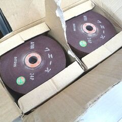 長期保管品 研削砥石27号 50枚 NRS ニューレジストン AW/A 24P 180×6×22 MAX 4,300m/min 苫小牧西店の画像