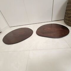 竹細工バスケット 　木製　ランチョンマット　年輪盆　ランドリーボックスの画像