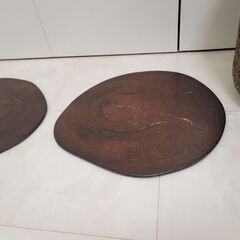 竹細工バスケット 　木製　ランチョンマット　年輪盆　ランドリーボックスの画像