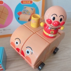 BANDAI アンパンマン 磁石でパチッと! ひらめきキューブ アンパンマンごうセットの画像