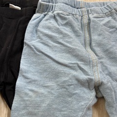 80.90サイズ6部丈パンツ　ユニクロ、h&mの画像