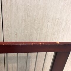 ■■975■ペット用 木製 ゲートフェンス伸縮 置くだけ 犬 猫の画像