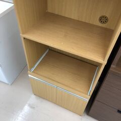 【ジャングルジャングル和歌山店】【Wa3541】レンジボード ナチュラル　 リユースショップ リサイクルショップ 中古家具 中古家電 中古自転車 古着 冷蔵庫の画像