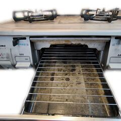 【ジャンク】パロマ グリル付きガステーブル ガスコンロ IC-800F-1L 都市ガスの画像