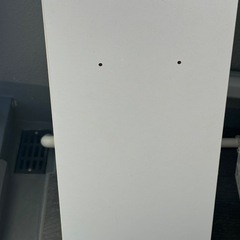 キッチンラック　食器収納用　ホワイトステンレス　コロコロつきの画像