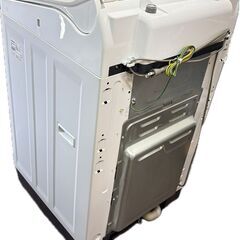 ジ542/ パナソニック全自動洗濯機10.0kgホワイト NA-FA100H8-W 2020年 風呂ホース付き の画像