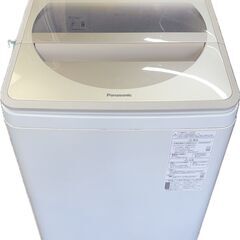 ジ542/ パナソニック全自動洗濯機10.0kgホワイト NA-FA100H8-W 2020年 風呂ホース付き の画像