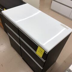 【ジャングルジャングル和歌山店】【Wa3543】レンジ台 ブラウン　 リユースショップ リサイクルショップ 中古家具 中古家電 中古自転車 古着 冷蔵庫の画像