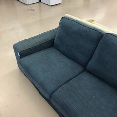 【ジャングルジャングル和歌山店】【Wa3545】2人掛けソファー 　IKEA　ブルー系 中古家具 リユースショップ リサイクルショップ ライト 和歌山市 岩出市 海南市 岬町 和歌山 大阪の画像