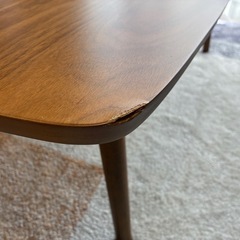 センターテーブル  ウォルナット　北欧風の画像